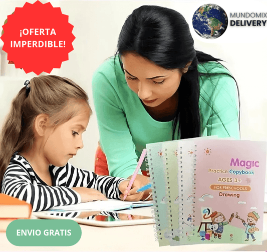 Set Cuadernos Magic caligrafía Montessori